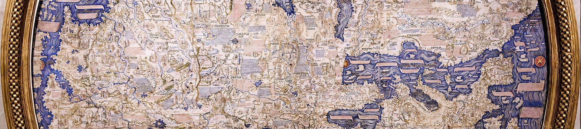 Immagine: Il Mappamondo di Fra Mauro, Biblioteca Nazionale Marciana
